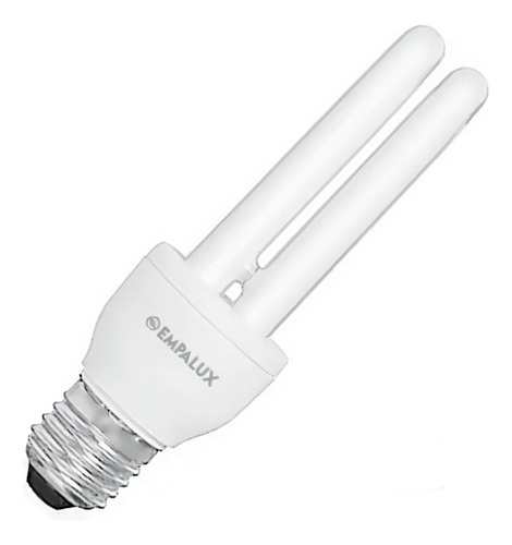 Lâmpada Fluorescente Compacta Reta 9w E27 127v Branco Frio
