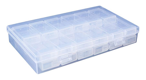 Organizador Cuenta Divisor Caja Bordado Diamante 24 Rejilla