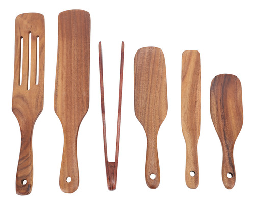 Set De Soporte Para Utensilios De Cocina De Madera, Vajilla