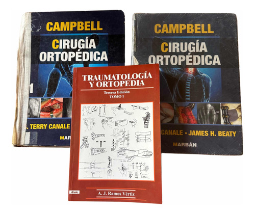 Campbell Tomos I Y Ii + Traumato Y Ortopedia Ramos Vertiz (Reacondicionado)