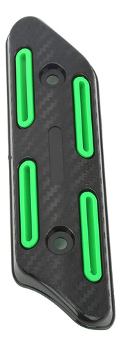Protector Térmico De Tubo De Escape Verde Verde Universal Pa