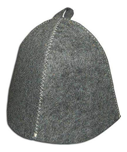 Gorro De Lana Gris Para Sauna