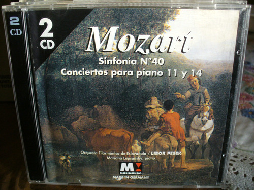 Mozart - Sinfonía Nº40 - Conciertos P/piano 11 Y 14 -v/envío