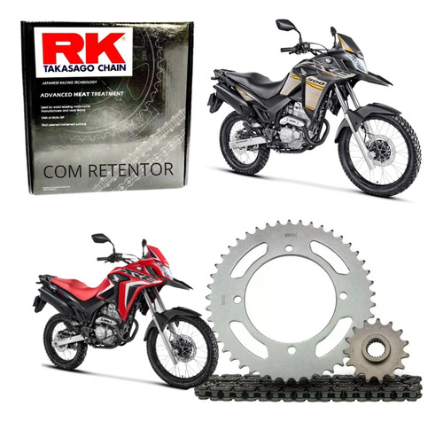Kit Relação Transmissão Com Retentor Rk Xre300 2009 A 2023