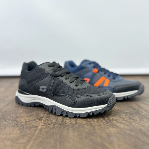 Zapatillas Trekking Hombre Outdoor Calzado Deportivas Ad731