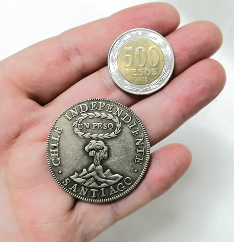 Moneda Chilena, Reproducción, Peso Santiago 1817