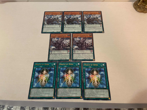 Zefra Gold Set Yugioh Premium Gold Rare