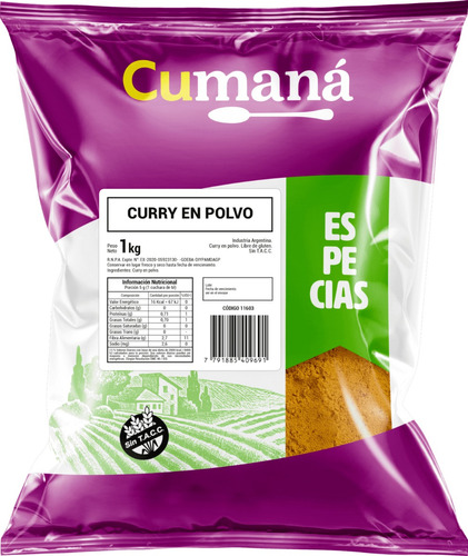 Curry  5 Kg Sin Tacc(cumana)