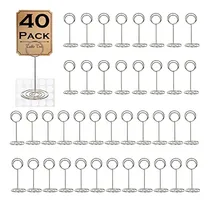 Comprar 40 Soportes Para Números De Mesa, Soporte Para Tarjetas De N