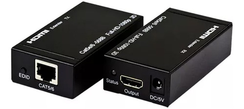 Extender De Señal Hdmi 60 Mts Por Cable Utp Rj45 Cat 5 6