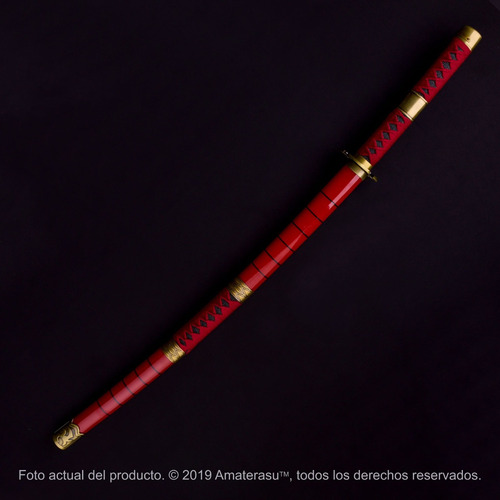 Imagen 3 de 9 de Espada Katana Roronoa Zoro Sandai One Piece Colección