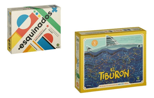 Combo Juego De Mesa Esquinados + El Tiburon De Maldon M4e 