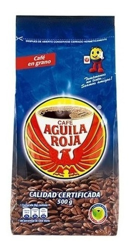 Cafe Aguila Roja En Grano 500 Gr. Onlynaturalstore