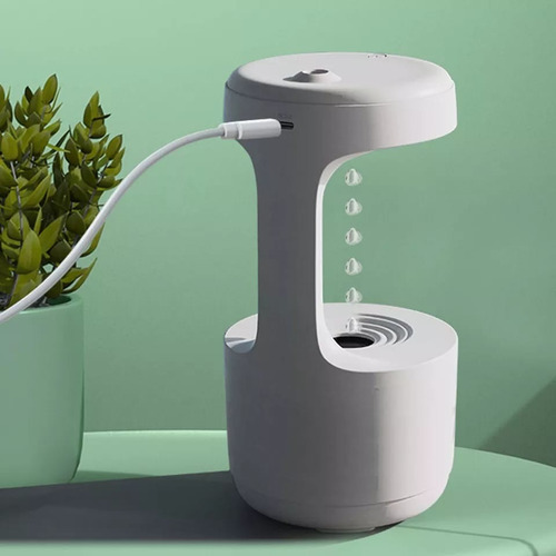 Humidificador Antigravedad Gota De Agua Mas Reloj