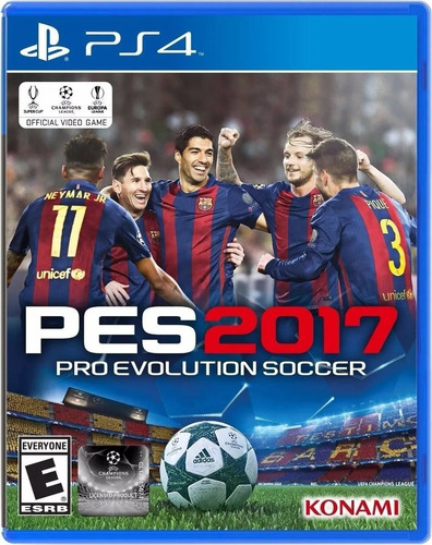 Juego Playstation 4 Pes 17 2017 Ps4 Físico Sellado Blu-ray