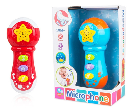 Toys Palace Juguete Para Bebe Microfono Musical