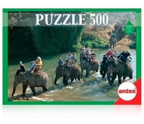 Puzzle 500pzs Elefantes Tailandia 2212
