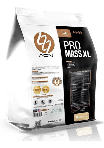 Ganador De Masa Proteina Pro Mass Xl 5 Kilos