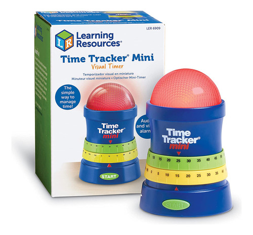 Learning Resources Time Tracker Mini Visual Timer, Color Ver Imagen