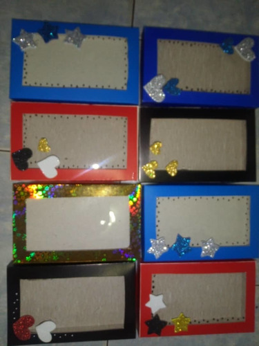 Imagen 7 de 9 de Cajas De Cartón Con Visor De Acetato Día Amor Y Amistad