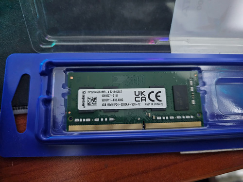 Memoria Ram 4gb 3200 Mhz (notebook) So-dimm Kingstone (Usado)