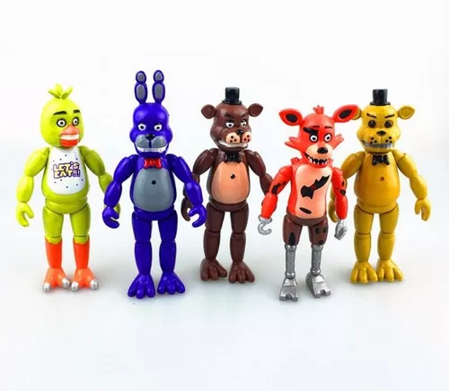 Five Nights At Freddy's Foxy Bonnie Kit Com 5 Personagens