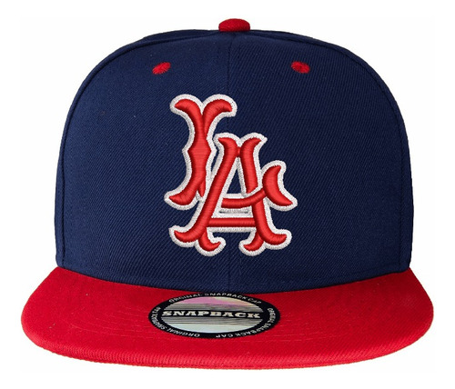 Gorro Snapback Visera Plana Los Angeles Bordado Diseño