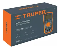 Comprar Tester Multimetro Digital Truper Mut-39 Profesional Indust.