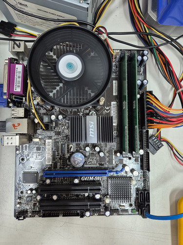 Lote Com 5 Kit Placa Mãe Processador E Memória (Usado)