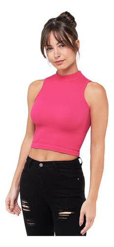 Blusa Básica Holly Land En Rosa Para Dama Yw02