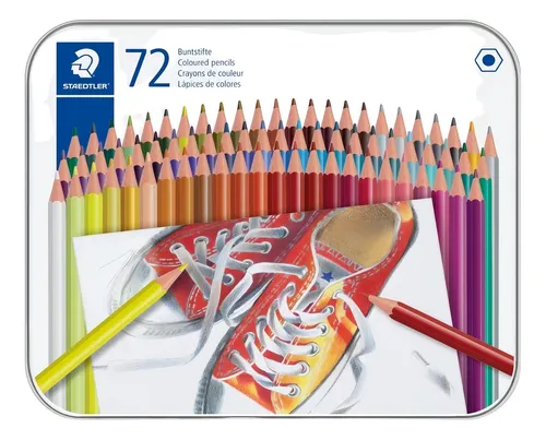 comprar Lapices De Colores Staedtler 72 Caja Metal Profesional