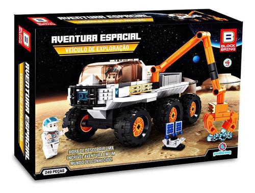 Brinquedo Montar Aventura Espacial Veículo Exploração Bk010