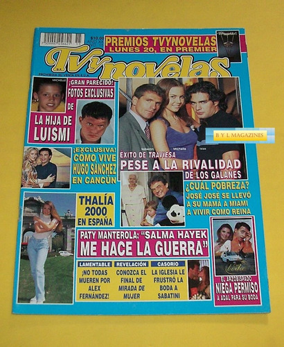 Thalia Michelle Vieth Revista Tv Y Novelas Pilar Montenegro