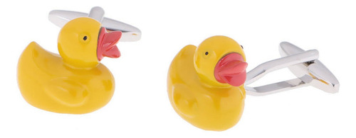 Cute Amarillo Pato Gemelos Moda Moda Camisa Joyería