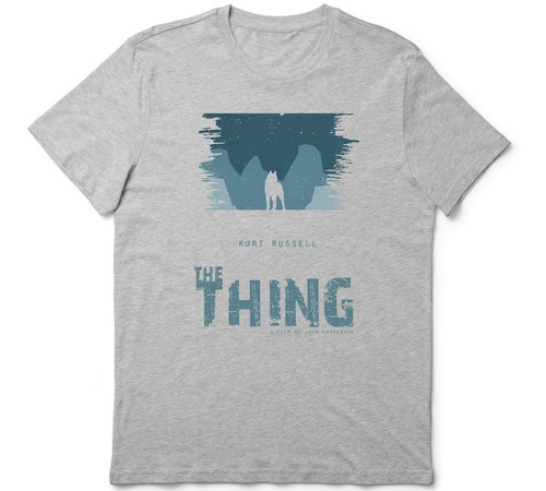 La Cosa The Thing  Remera Varios Modelos Gris O Blanca Cine