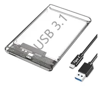Comprar Cofre Case Para Disco Duro Usb C 3.1 Hdd Sdd Sata 2.5 Extern