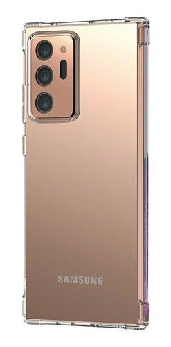 Imagen 1 de 2 de Carcasa Para Samsung Note 20 Transparente Reforzada