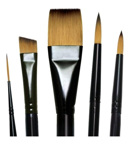 Majestic Royal Y Langnickel Short Handle Paint Brush Set Del