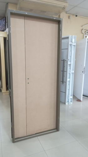 Puerta Placa Mdf 60+20 Tabique 10 Chapa 18
