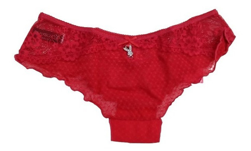 Culotte Tul Puntilla Encaje Dije Playboy 18464