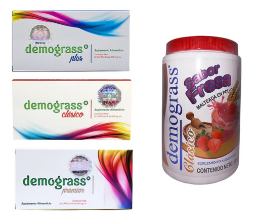 Demograss Tratamiento Plus, Clásico, Premier, Malteada 