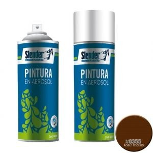 Barniz Aerosol 400ml Para Madera Roble Oscuro Slender (0355)