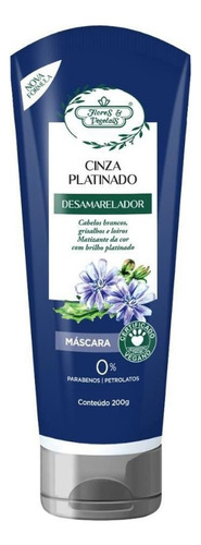 Flores E Vegetais Máscara Cinza Platinado 200g