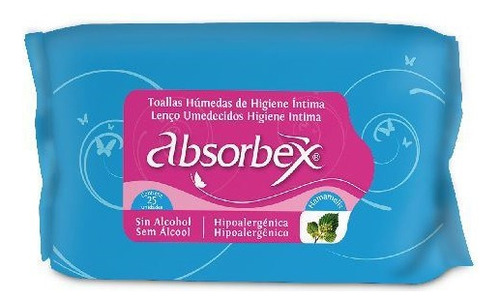 Absorbex - Toallas Humedas - Intima - X 25