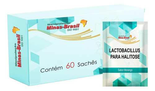 Lactobacillus Para Halitose Sab Morango -60 Sac