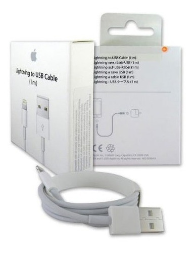 Cable Original iPhone 5 5c 5s 6 6s Plus 7 8 X Apple Carga 