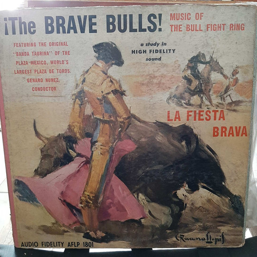 Vinilo Banda Taurina Plaza De Mexico The Brave Bulls Es1