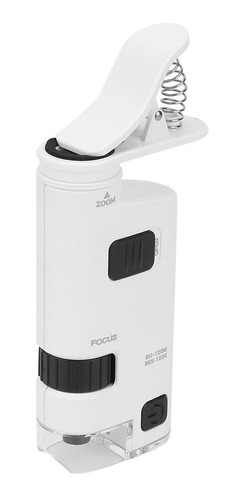 Microscopio Led Para Teléfono Celular 80-120x, Mini Lente Pa