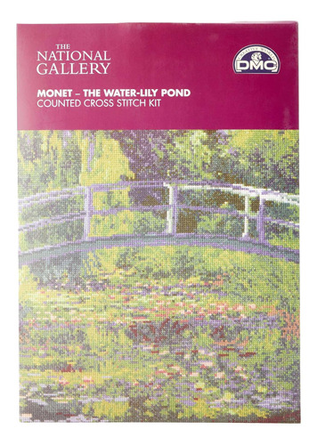 Dmc Kit Punto Cruz The Waterlily Pond Monet