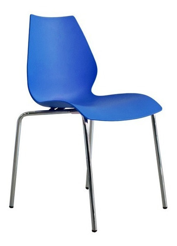 Silla Espera Apilable Cromada Fija W-605 Varios Colores ¡¡¡
